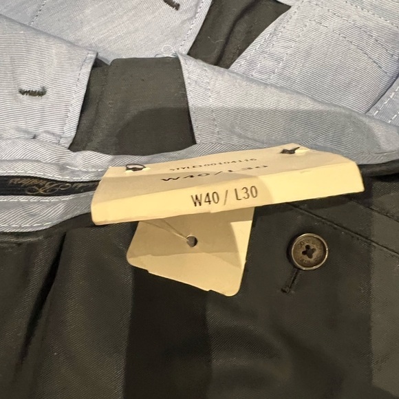 Brooks Brothers Black Dress Pants Flat Front Design - Picture 5 of 5